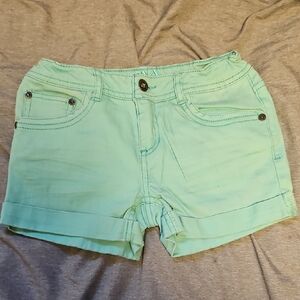 Arizona Jean Company Light Green Jean Shorts